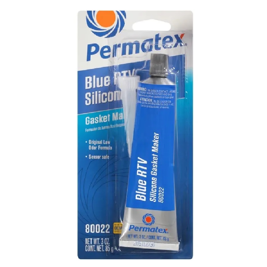 Permatex 80022 Sensor-Safe Blue RTV Silicone Gasket Maker 85g